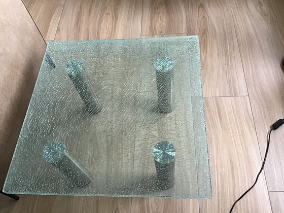 Image 1 of Modern Glass Corner Table