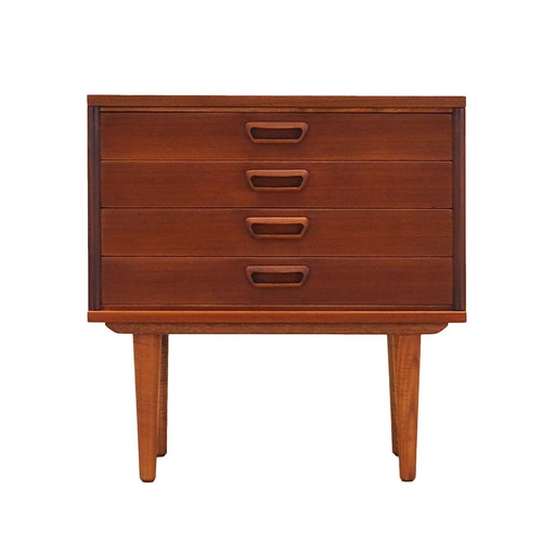 Teak Chest Of Drawers, Danish Design, 1970S, Production: Denmark