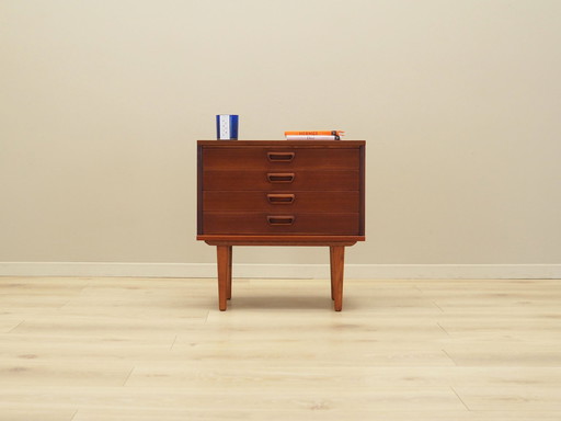 Teak Chest Of Drawers, Danish Design, 1970S, Production: Denmark