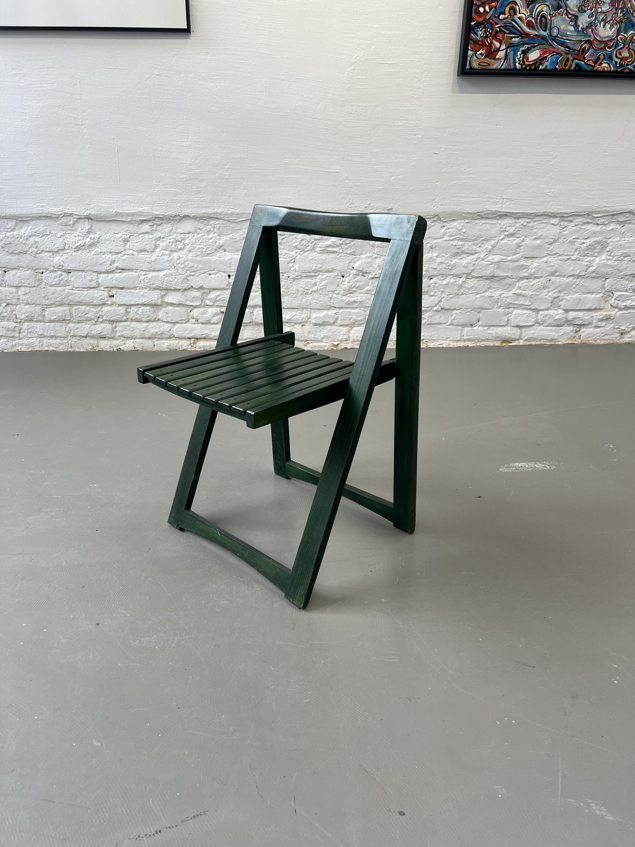 Aldo Jacober Trieste for Alberto Bazzani folding chair Aldo Jacober Trieste for Alberto Bazzani folding chair