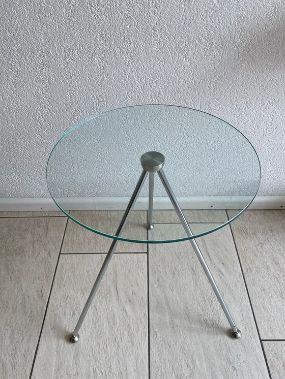 Image 1 of Design glass side table