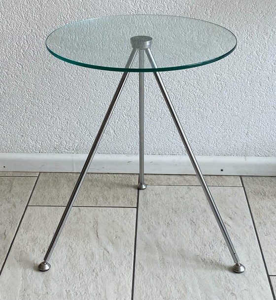 Image 1 of Design glass side table