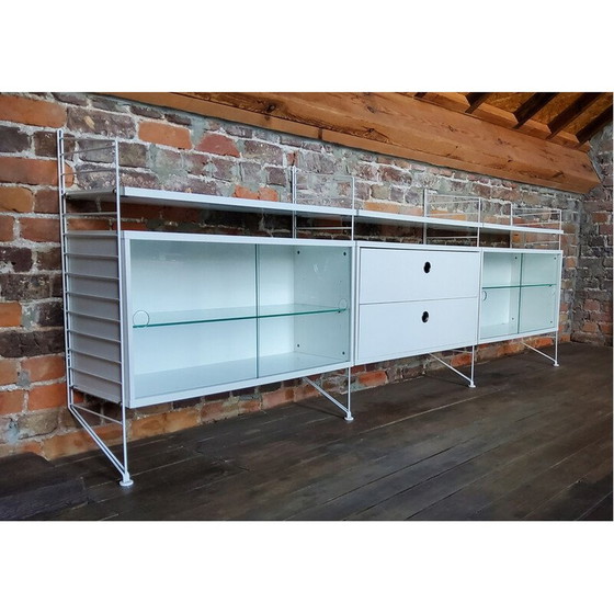 Image 1 of Vintage white String shelf by Nisse Strinning, 1950