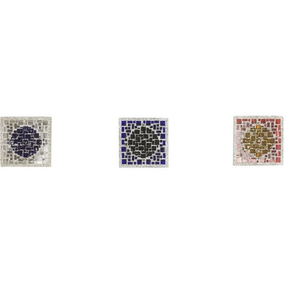 Image 1 of Set of 3 vintage "psychedelic" wall lamp, Germany 1970