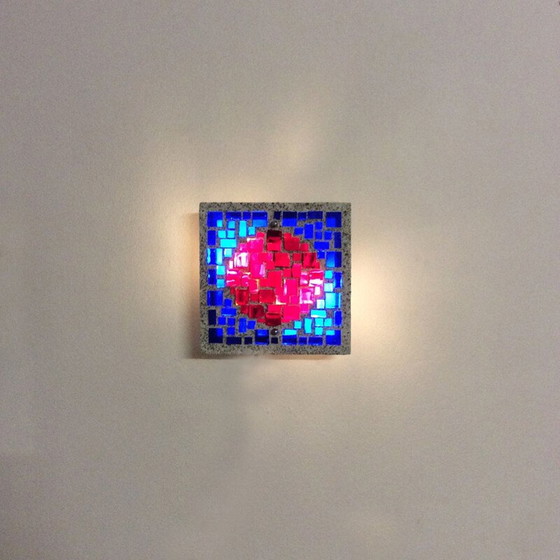 Image 1 of Set of 3 vintage "psychedelic" wall lamp, Germany 1970