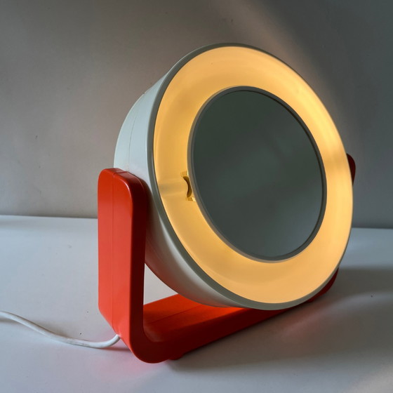 Image 1 of Allibert Make-Up Mirror, Model W93 Orange-White