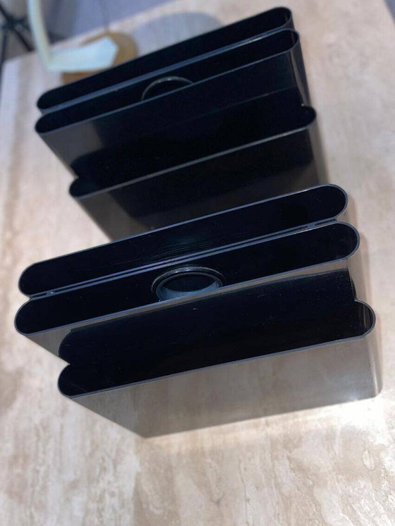 Image 1 of Porte-Revue Noir « Kartell » De Giotto Stoppino, Italie 1970