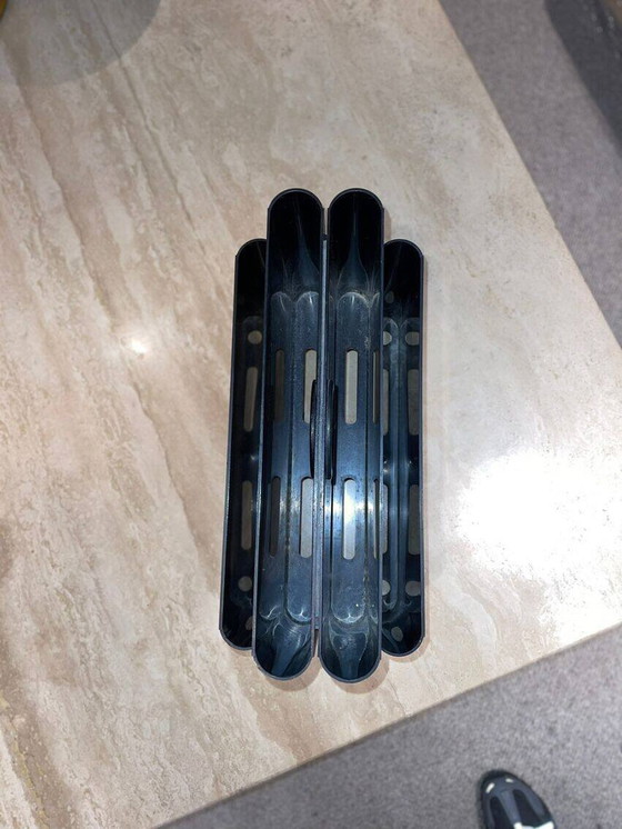 Image 1 of Porte-Revue Noir « Kartell » De Giotto Stoppino, Italie 1970