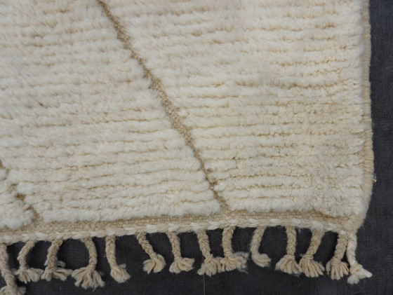 Image 1 of Berber rug - 290 cm x 200 cm - white wool