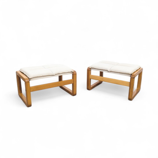 Vintage Dala Footstools By Knut And Marianne Hagberg For Ikea, 1980S