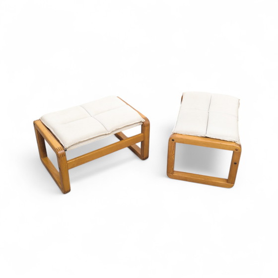 Image 1 of Vintage Dala Footstools By Knut And Marianne Hagberg For Ikea, 1980S