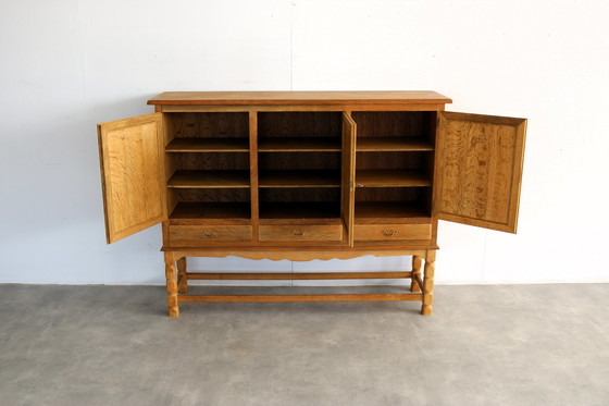 Image 1 of Brutalist Danish Highboard