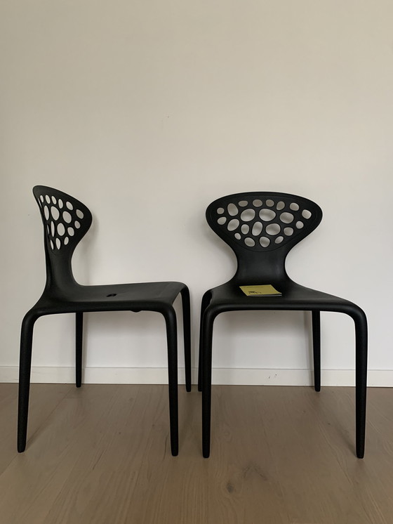 Image 1 of 2X Moroso Ross Lovegrove Supernatural Chair Black New