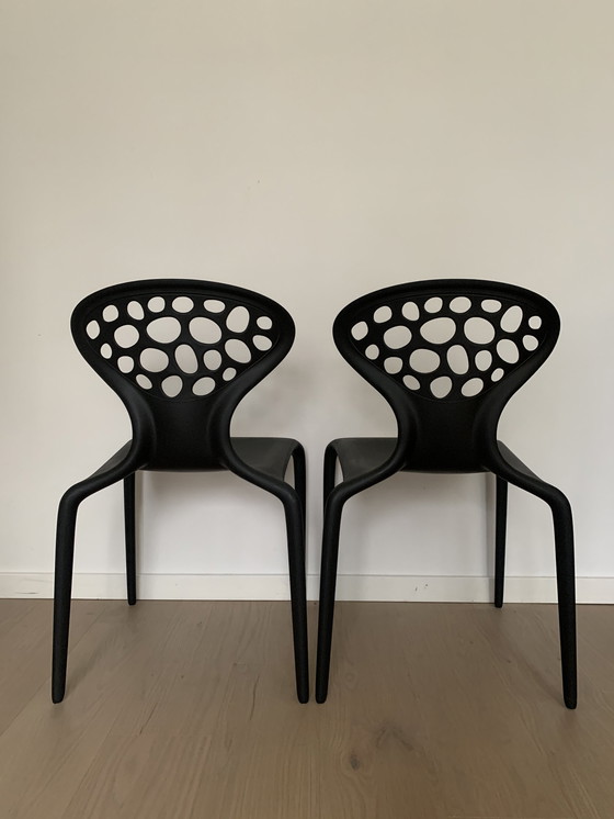 Image 1 of 2X Moroso Ross Lovegrove Supernatural Chair Black New