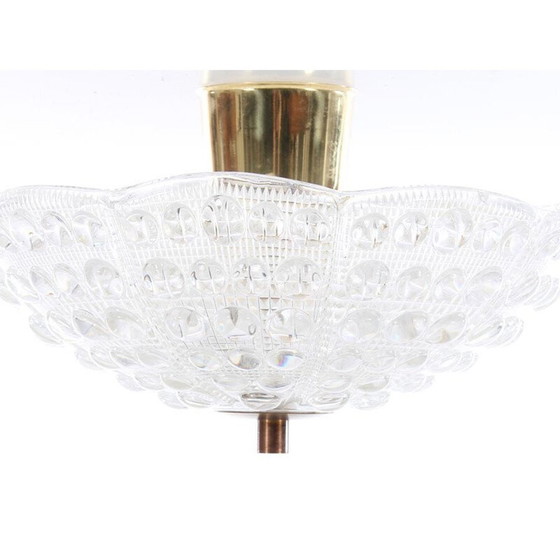 Image 1 of Vintage crystal ceiling lamp by Carl Fagerlund for Orrefors, 1960
