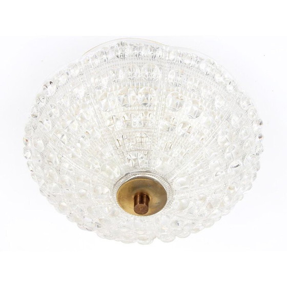 Image 1 of Vintage crystal ceiling lamp by Carl Fagerlund for Orrefors, 1960
