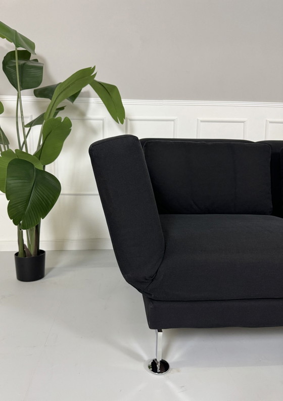 Image 1 of Brühl Moule designer sofa fabric couch relax function