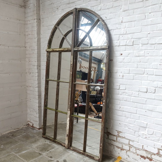 Image 1 of Antique Castle Mirror