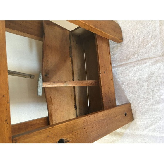 Image 1 of Children's vinatge workbench in beech with box, 1950