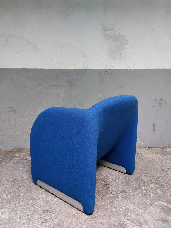 Image 1 of 2 X Blue Artifort Ben Armchairs