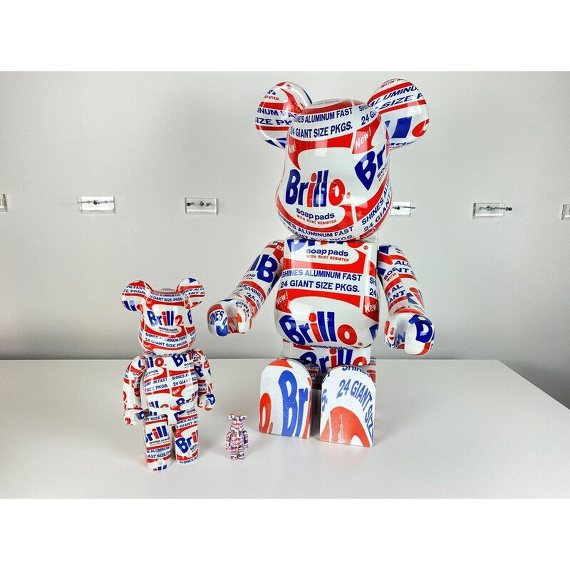 安い，HOT BE@RBRICK ANDY WARHOL Brillo 100％ & 400％ アンディ