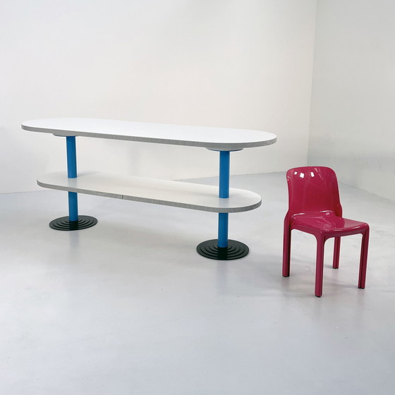 Image 1 of Large Kroma Console By Antonia Astori For Driade, 1980S