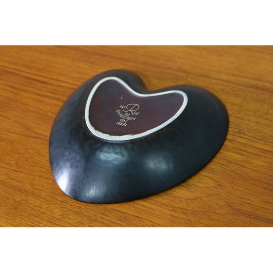 Image 1 of Vintage heart-shaped bowl "AXA" by Gunnar Nylund for Rörstrand, 1950.