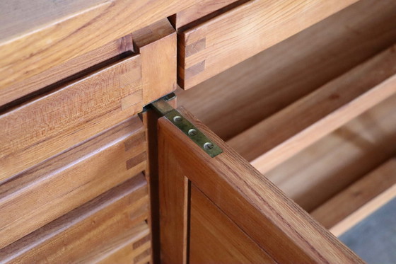 Image 1 of Pierre Chapo R13 Sideboard In Solid Elm, France 1960s