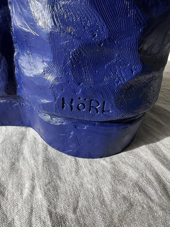 Image 1 of Exclusive Beethoven Statue In Blue - Signed By Ottmar Hörl