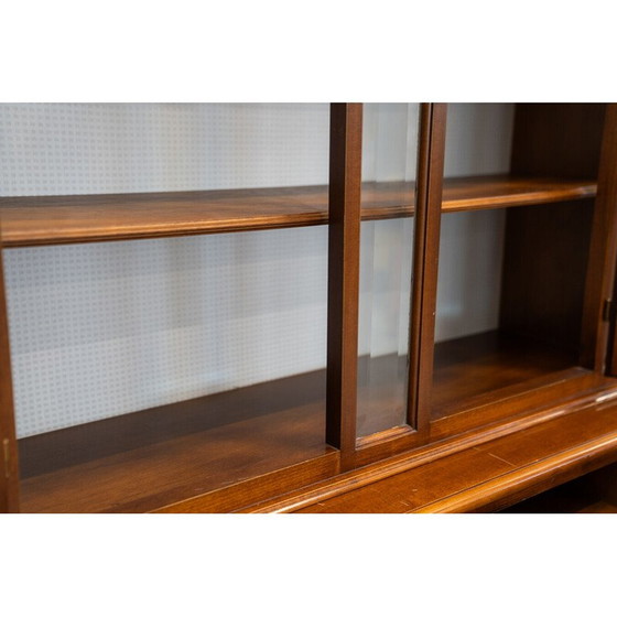 Image 1 of Vintage display cabinet in beech wood, Italy 1990