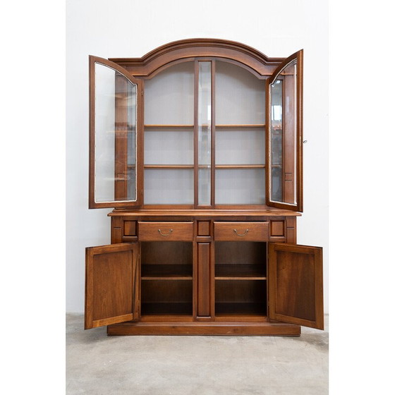 Image 1 of Vintage display cabinet in beech wood, Italy 1990