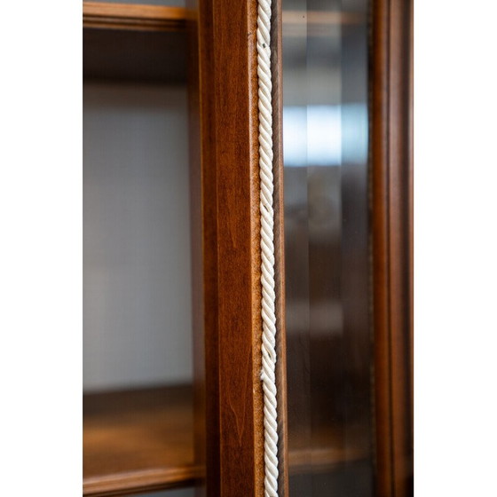 Image 1 of Vintage display cabinet in beech wood, Italy 1990
