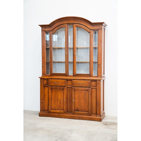Image 1 of Vintage display cabinet in beech wood, Italy 1990