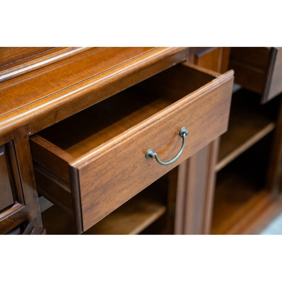 Image 1 of Vintage display cabinet in beech wood, Italy 1990