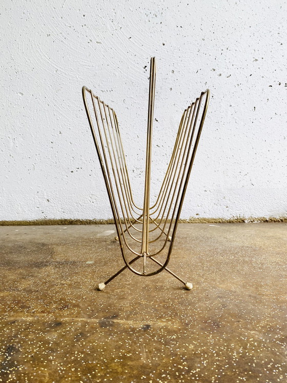 Image 1 of Vintage magazine rack String Design