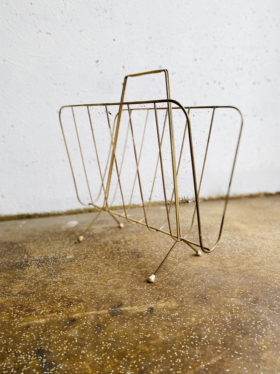 Image 1 of Vintage magazine rack String Design