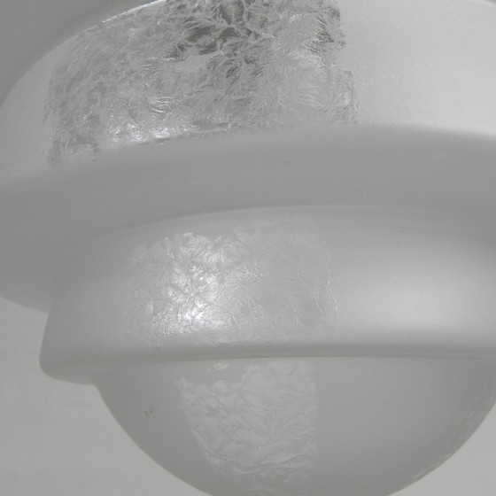 Image 1 of Art Deco pendant lamp with stepped glass ball, 1930s