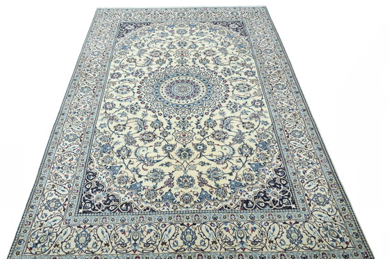 Image 1 of Hand-knotted Nain 9 La Oriental Rug With Silk - 311 X 201 Cm