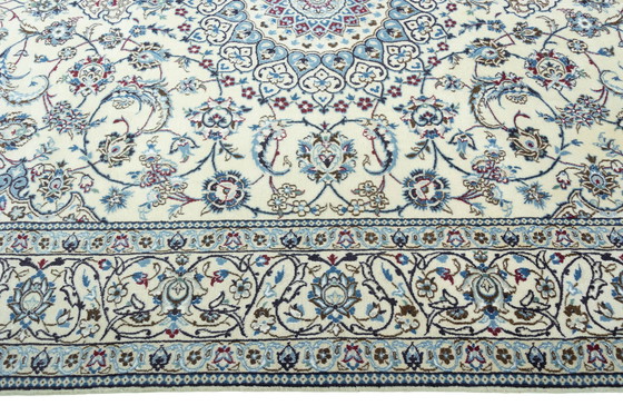 Image 1 of Hand-knotted Nain 9 La Oriental Rug With Silk - 311 X 201 Cm