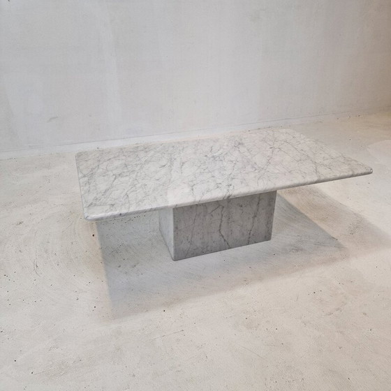 Image 1 of Italian vintage marble coffee table, 1980s