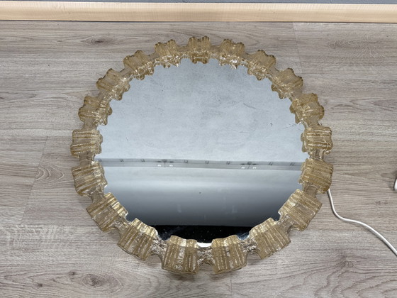 Image 1 of Mirror Lamp Ice Glass