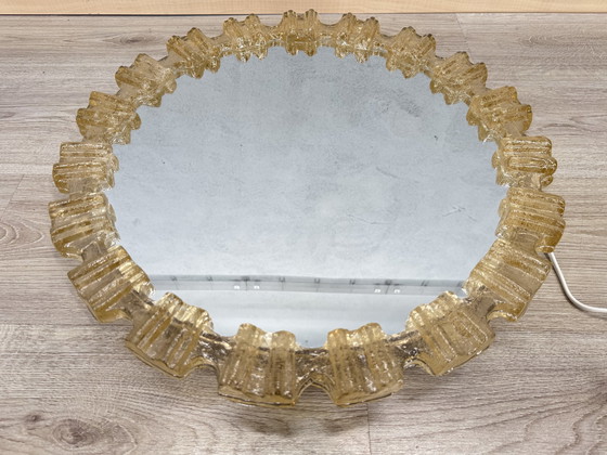 Image 1 of Mirror Lamp Ice Glass