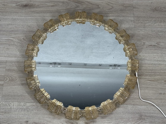 Image 1 of Mirror Lamp Ice Glass