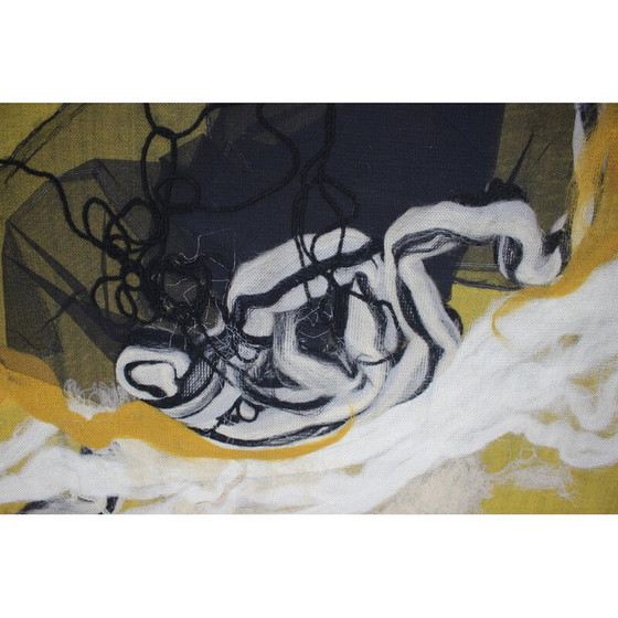 Image 1 of Vintage wool tapestry Art Protis ,Czechoslovakia 1970s