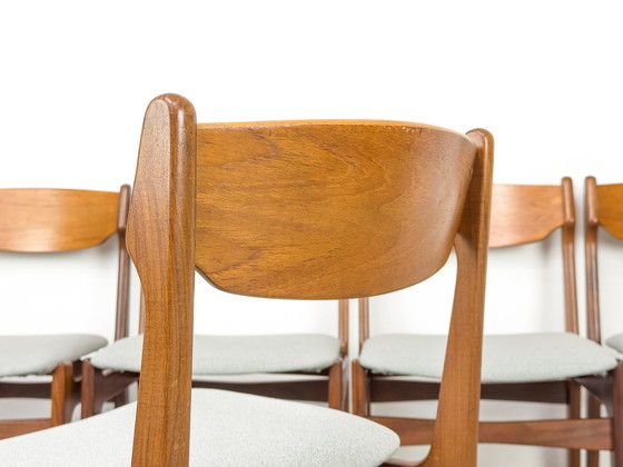 Image 1 of Danish Teak Dining Chairs, 1960s, Set of 6