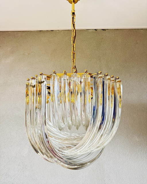 Vintage Novaresi Curved Pendant Lamp