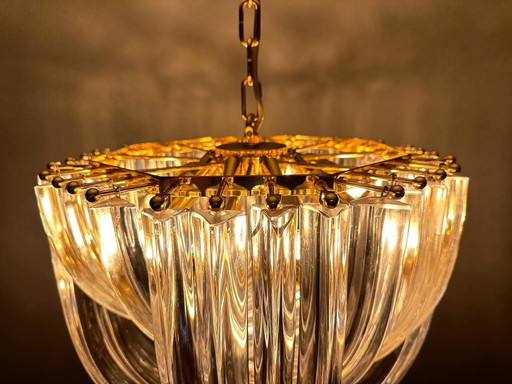 Vintage Novaresi Curved Pendant Lamp