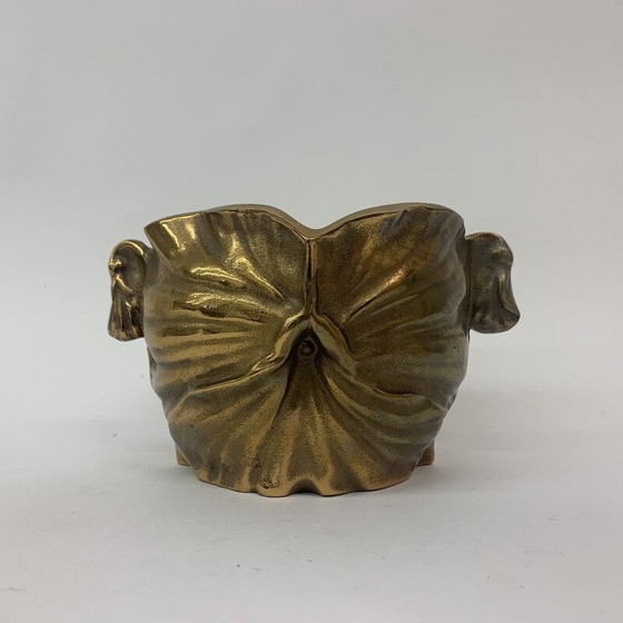 Image 1 of Vaso da fiori vintage in bronzo Art Nouveau, anni '30
