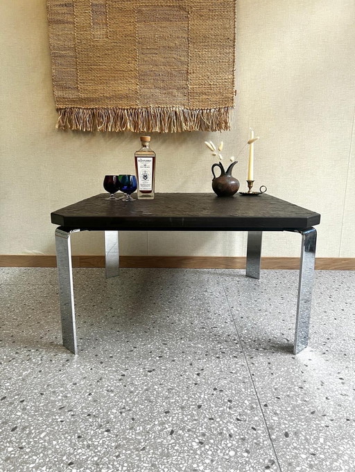 Coffee Table Draenert Anthracite Slate 1970s