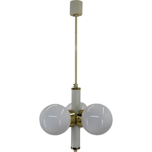 Vintage Space Age chandelier Sputnik by Elektroinstala Decín, 1960s